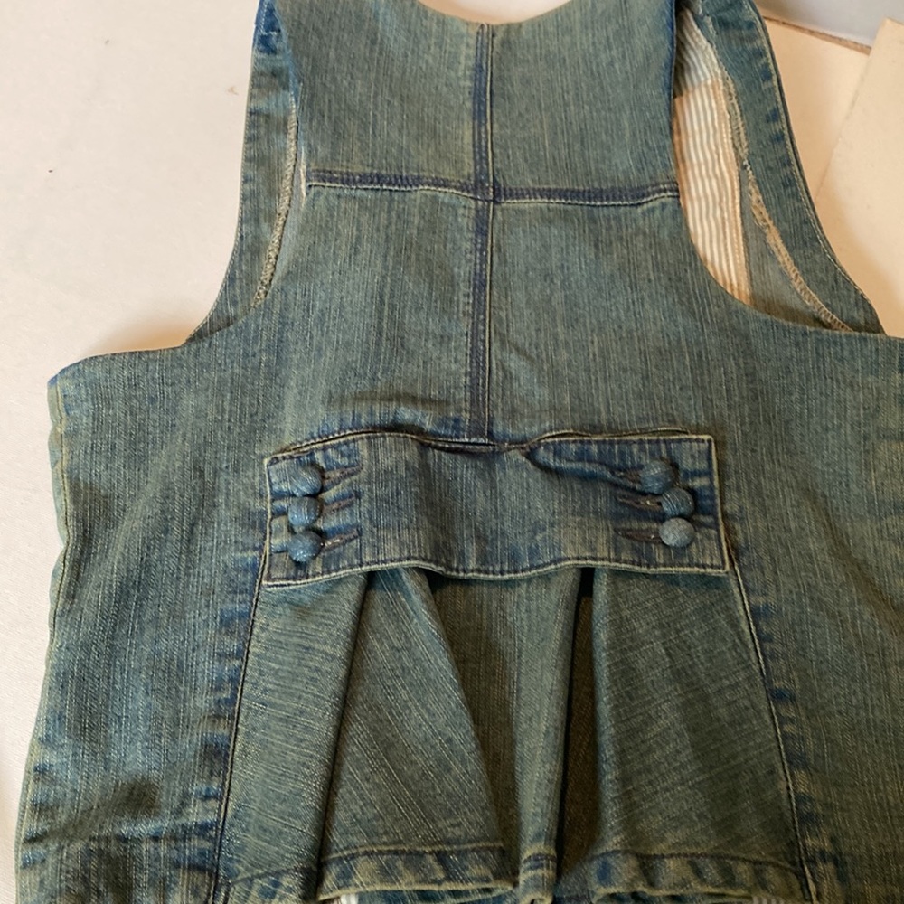 579 Double Layered Denim Vest - Picture 6 of 6